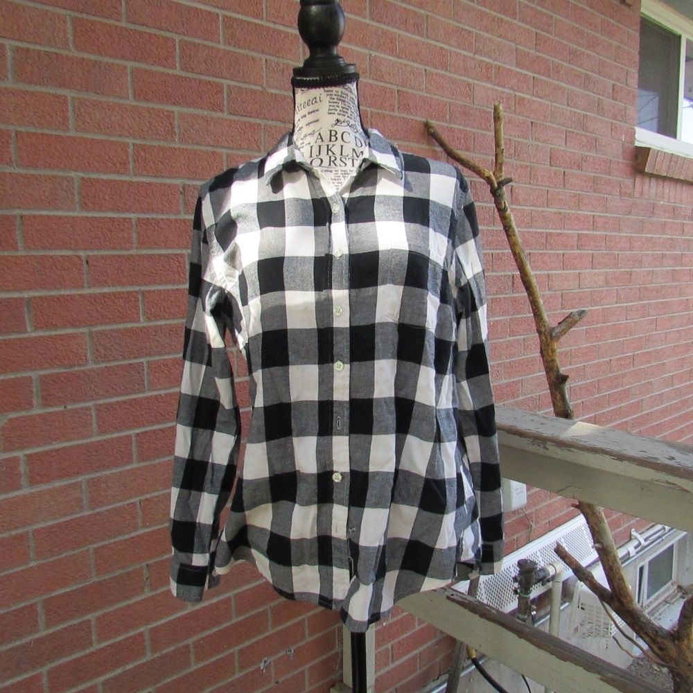 Weatherproof Flannel Button Down Shirt